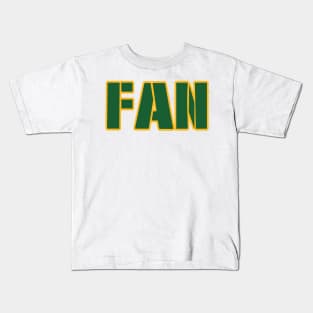 Green Bay LYFE Football SUPER FAN!!! Kids T-Shirt